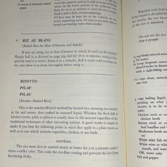 Mastering The Art Of French Cooking Julia Child Cookbook Vol One May 1971 20th